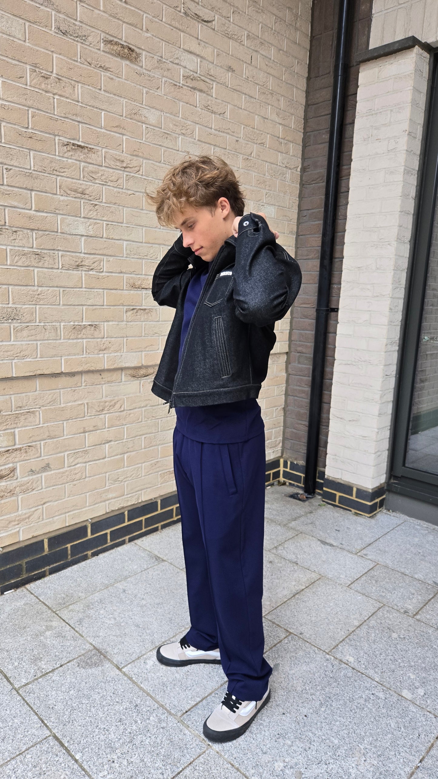 Straight fit joggers navy