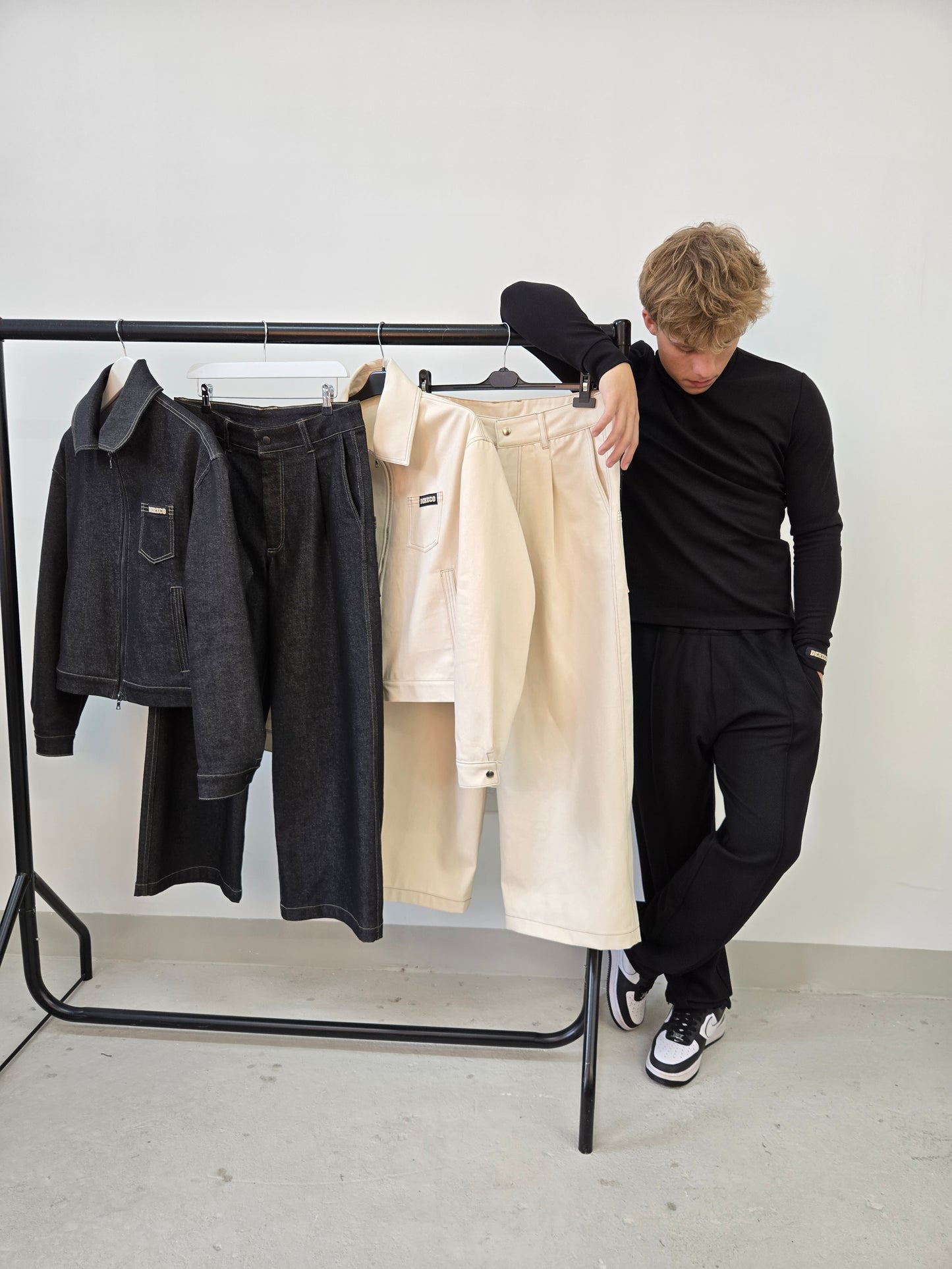 DERZCO original dark grey denim jacket