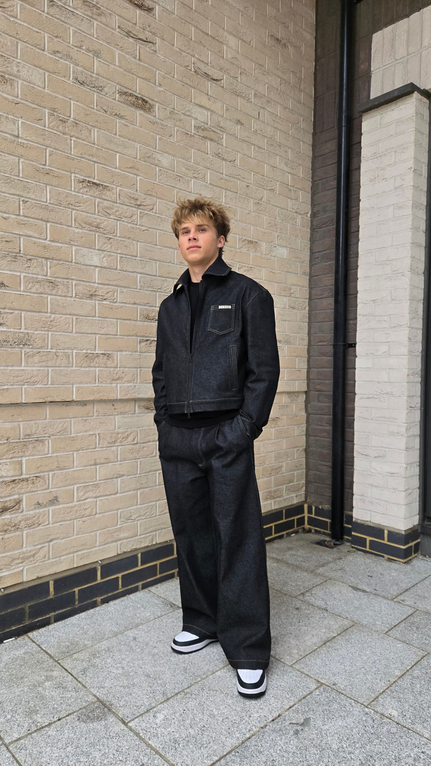 DERZCO original dark grey denim jeans