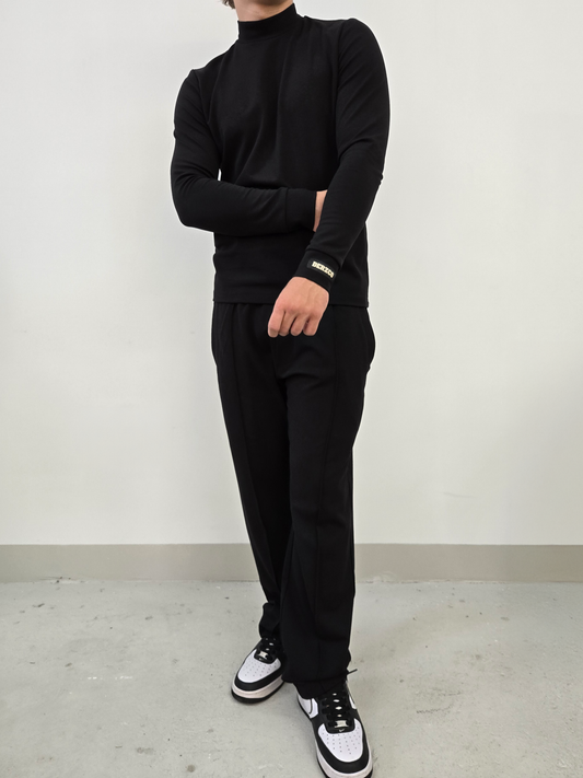 Straight fit jogger black